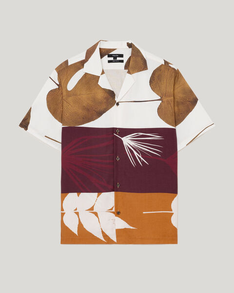 Fossil Floral Short Sleeve Shirt, Multi, hi-res
